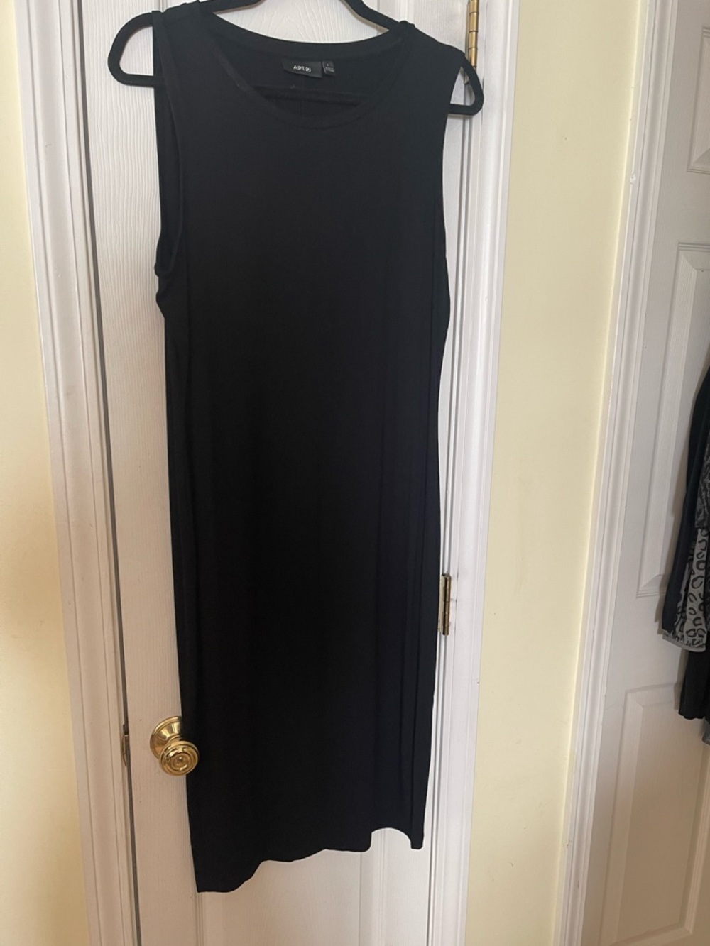 Ladies black sheath dress
